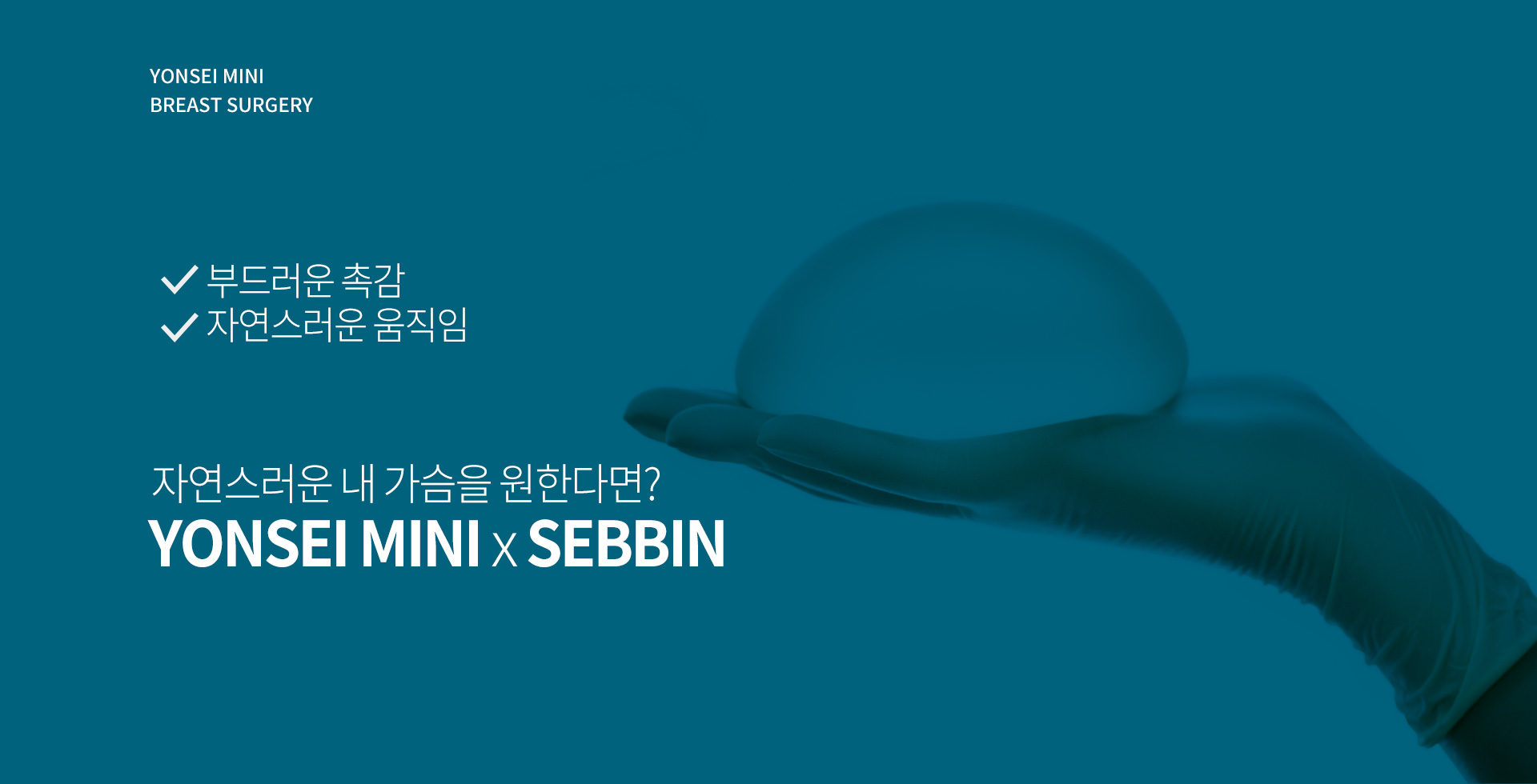 자연스러운 내 가슴을 원한다면 ? YONSEI MINI x SEBBIN